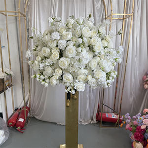 IFG nuevo diseño 80cm Bola de flores blancas centros de mesa para decoración de bodas - Product Image 5