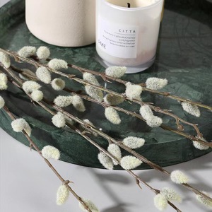 Flores secas de plástico de 33,46 \ "árbol de sauce Artificial <span class=keywords><strong>Salix</strong></span> Argyracea para decoración de fiesta de boda ocasiones de Acción de Gracias - Product Image 3