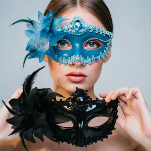 Masque sexy pour jeux <span class=keywords><strong>de</strong></span> devinettes et charades classiques, devinez qui, mystère d'homicide et LARP, <span class=keywords><strong>dessin</strong></span> créatif et jeux interactifs, jeux <span class=keywords><strong>de</strong></span> rupture <span class=keywords><strong>de</strong></span> glace - Product Image 4