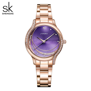 Elegante Reloj de Pulsera para Mujer con Esfera de Rayos de Sol, Diamantes Incrustados y Diseño de Luna y Estrella, Reloj de Cuarzo - Product Image 3