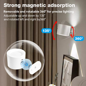 高性能屋内回廊階段型モーションセンサーライト360回転ステップレス調光1.8w <span class=keywords><strong>LED</strong></span>モダンウォールランプ - Product Image 3