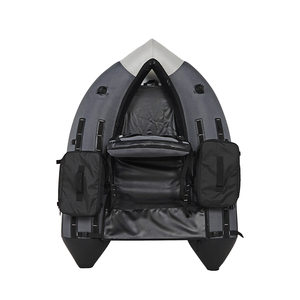 Customized Design Cheap 1 Person Pvc Inflatable <strong>Pontoon</strong> Belly Boat Fishing Float Tube with <strong>Paddle</strong> and Storage Bags - Product Image 3