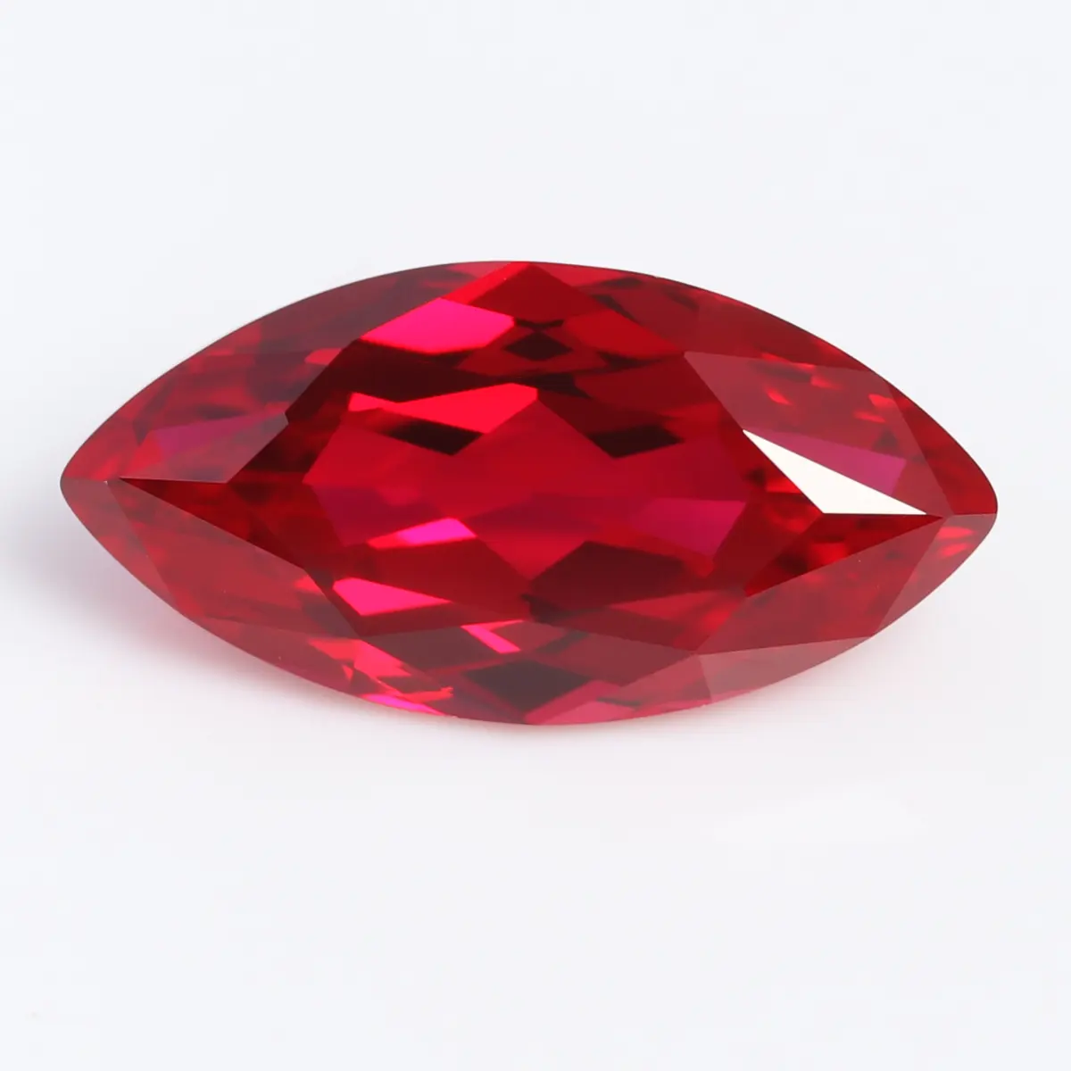 Lab Grown Ruby Marquise Cut Pigeon Blood Red Ruby Luxury Loose Red Stones With AGL Certificate