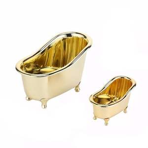 Mini <span class=keywords><strong>baignoire</strong></span> en plastique doré avec écran couleur pour emballage de shampooing, Offre Spéciale - Product Image 4