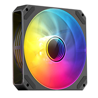 SAMA positif négatif lames CPU refroidisseur ventilateur ARGB effets d'éclairage boîtier ventilateur personnalisé OEM ODM ordinateur refroidissement PC ventilateurs