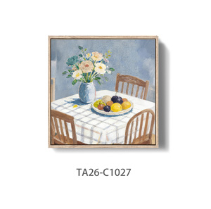 Lienzo Decorativo con Estampado Floral <span class=keywords><strong>y</strong></span> Frutal, Impresión en Lienzo de Poliéster, Listo <span class=keywords><strong>para</strong></span> Colgar, Arte Mural <span class=keywords><strong>para</strong></span> <span class=keywords><strong>Comedor</strong></span> <span class=keywords><strong>y</strong></span> Cocina - Product Image 1