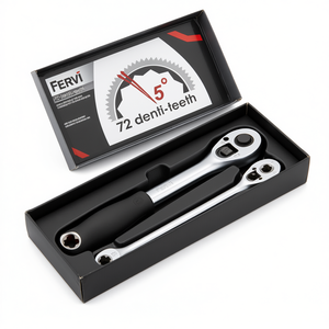 Clé à cliquet Fervi 72 dents, conception d'engrenage de précision à 5 degrés - Product Image 1