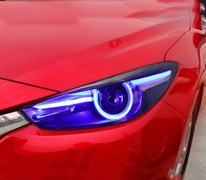 Accesorios para <span class=keywords><strong>Mazda</strong></span> <span class=keywords><strong>3</strong></span> Axela 2017-2019, Conjunto de Faros Delanteros LED Automotrices de 100 W, Actualización de Lente de Proyector Bifocal Dinámico de Alta Configuración - Product Image 5