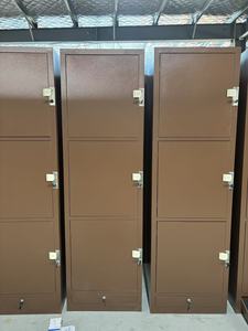 Đồng xu kiểm soát Key thép lưu trữ <span class=keywords><strong>Locker</strong></span> Put-in Take-out kim loại bưu kiện thay đồ phí thép tủ khóa - Product Image 2