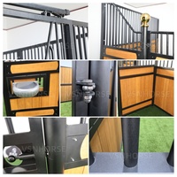 Establo Modular Prefabricado de Acero Inoxidable Resistente a la Intemperie con Certificación CE para Animales de Granja, Caballos, 2.5x4m, con Caja de Cambios y 3 Años de Garantía