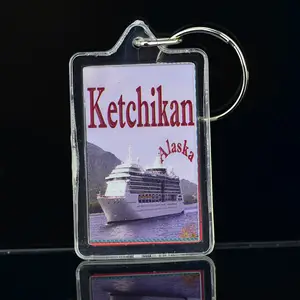 Keychain Manufacturer Custom Promotion Gift Birthday Conwtellation Acrylic Keychain With Personal Photos Birthday Key Holders