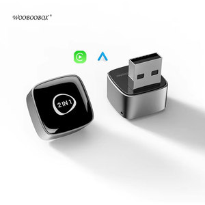 Adaptateur sans fil 2-en-1 Carplay CP/<span class=keywords><strong>AA</strong></span> avec connexion Wifi BT automatique, mini dongle USB pour Car Play compatible avec Apple Mercedes - Product Image 1
