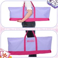 Sac de transport en toile pour tuiles et plateaux de Mahjong américain, vide, pour accessoires de jeux de tuiles, cadeaux