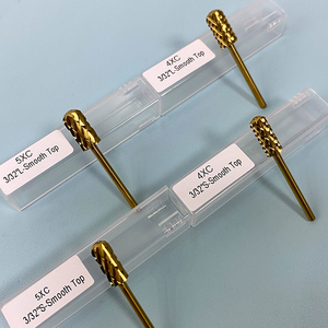 Kepala Penggosok Kuku Baja Tungsten Perak Alat Penggiling Kuku Bor 5XC 4XC - Product Image 6