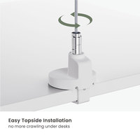 LDT105-C012 17 "-40" 11Kg Slanke Mechanische Veerondersteunde Monitor Arm Verstelbare Computer Vesa Mount Enkele Monitor Standaard Beugel