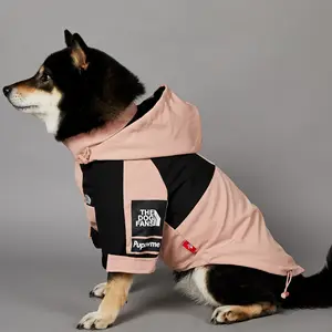 Ins phong cách Dog Coat Big dog Nữ Cô Gái chó Áo Mưa quần áo Pet mưa Nhà cung cấp bán buôn New Arrival