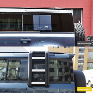 Para <span class=keywords><strong>Land</strong></span> <span class=keywords><strong>Rover</strong></span> <span class=keywords><strong>Defender</strong></span> 2021 2022 2023 camión puerta trasera escalera plegable para cama de camión escalera de extensión Universal - Product Image 4