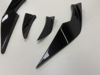 Canards de pare-chocs en fibre de carbone sèche de haute qualité, finition carbone noir poli pour BMW M3/M4/G80/G82 - Livraison rapide, prix de gros