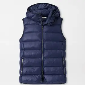 Factory Directly Sales Hollow Padding Sleeveless Vest for Women Wadding Clothing OEM Customized ladies jacket