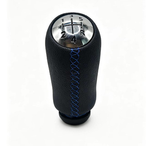 Pomo de palanca de cambios Chen Can de cuero para transmisión manual de 5 velocidades para Renault Megane MK2 MK3 - Product Image 3