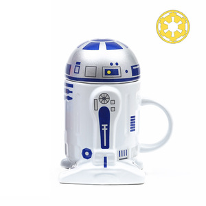 Taza de cerámica 3D con Robot de Star Wars para mujer, capacidad de 480ML, regalo de Navidad para bebidas y leche - Product Image 4