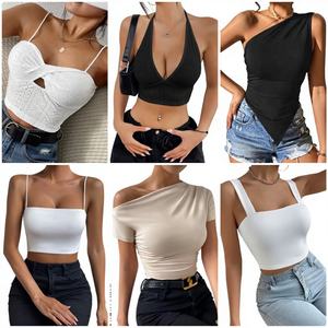 Liquidación de Ropa para Mujer al por Mayor, Vestidos Casuales y Camisetas Hechas en China, 9999 Piezas, Embalaje Mixto, Entrega Aleatoria, Lotes en Existencia - Product Image 2