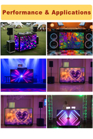 Indoor P1.86 P2.5 LED-Bildschirm mit Hoher Bildwiederholrate DJ-Pult Tischpanel Videowand für Nachtclub Bar Theke