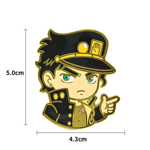 เข็มกลัดเคลือบแข็งลายอนิเมะโจโจ้ ชิบิ 7 แบบ, เข็มกลัดติดเสื้อตัวละครสตาร์ดัสต์ ครูเซเดอร์ส, เข็มกลัดสะสมสำหรับตกแต่งกระเป๋าเป้ - Product Image 6