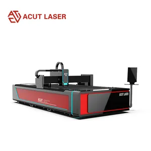 Mesin pemotong pelat baja logam 12000 watt, mesin pemotong laser serat CNC banyak digunakan