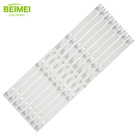 Bande de rétroéclairage LED pour téléviseur MS-L2006 V1 CC02500D410V02 OD20CC02500D410V07 50E20 8*4 S1P 1910 OD20 pour TCL Remplacement de téléviseur