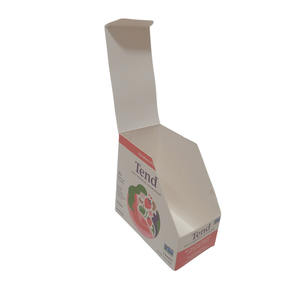 Benutzer definierte tragbare faltbare Papier <span class=keywords><strong>Display</strong></span> Box für Bäckerei Desserts Moderne Einzelhandel regal Präsentation Food Counter <span class=keywords><strong>Display</strong></span> Stand - Product Image 5
