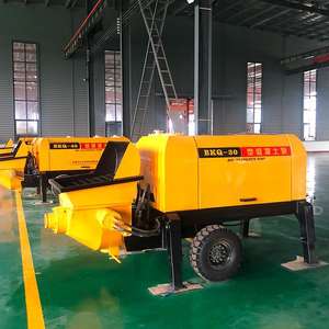 نسخة ديزل هيدروليكية مصغرة محمولة من الخرسانة ، آلة مضخة خرسانة لنقل الإسمنت - Product Image 4