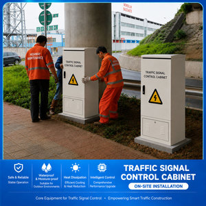 Controlador Inteligente <span class=keywords><strong>de</strong></span> Señales <span class=keywords><strong>de</strong></span> Tráfico, IP66 Impermeable, Gabinete <span class=keywords><strong>de</strong></span> Un Solo Punto, Diseño <span class=keywords><strong>de</strong></span> Doble Puerta para un Fácil Mantenimiento - Product Image 2