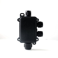 Boîte de jonction de connecteur de câble électrique étanche à borne à vis IP68 personnalisable à 4 voies une entrée et trois sorties