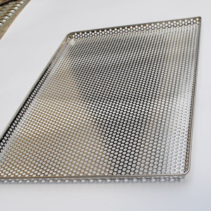 Tùy chỉnh thực hiện thêm kích thước lớn gọng đục nhôm thép không gỉ bánh mì Cookie bánh Lò nướng khay - Product Image 1