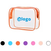 Trousse de maquillage Mini Cosmétique Premium Maquillage Rangement Organisateur Luxe Grande trousse de toilette personnalisée en PVC transparent