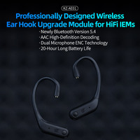 Écouteurs sans fil TWS KZ AE01 BT5.4 avec module ENC/ACC, technologie hybride intra-auriculaire, crochet d'oreille intelligent, compatibles EDXPRO ZSNPRO CCA ND