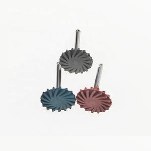 Lucidatrice dentale in resina composita disco diamantato sistema <span class=keywords><strong>RA</strong></span> disco 14mm ruota spirale Flex spazzole 3 colori - Product Image 6