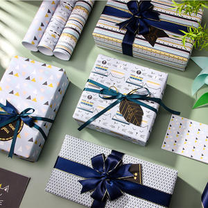 Rollo de papel de regalo desechable de alta calidad al por mayor embalaje de gatito esmerilado artesanía superior - Product Image 5