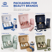 Boîte d'expédition en carton ondulé personnalisée pour emballages de beauté avec logo, pour coffret cadeau cosmétique