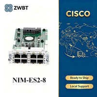 Cisco NIM-ES2-8 8-Port Non-PoE Layer2 Gigabit EtherSwitch NIM Module 8x10/100/1000BASE-T RJ45 untuk Router Seri ISR4000