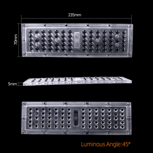 Lentille extérieure optique 40/60/90 degrés 64 de réverbère de <span class=keywords><strong>LED</strong></span> IP65 dans 1 lentille de <span class=keywords><strong>LED</strong></span> pour l'éclairage - Product Image 6
