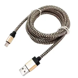 Usb để micro USB cáp 1m PVC tiêu chuẩn nylon bện công nghệ tiện ích mới lạ trong điện thoại di động Phụ Kiện 2022 bán buôn Nylon 2A