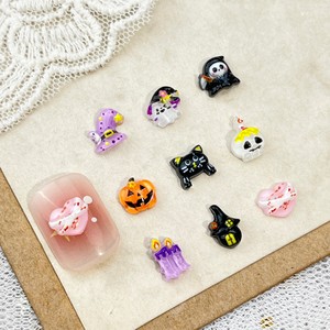 Decorazioni per Unghie Halloween 2025, Mini Zucca e Fantasma 3D in Resina, 9 Stili Diversi Assortiti, Brillantini per Nail Art - Product Image 4