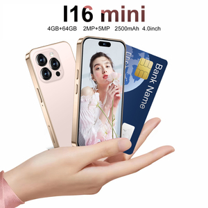 I16 Pro - Nouveau <span class=keywords><strong>mini</strong></span> smartphone HD à écran plein de 4 pouces pour enfants et étudiants, compatible CDMA, double SIM, reconnaissance faciale, appels Internet - Product Image 6