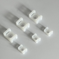 Supports de fixation à vis pour serre-câbles de 9 mm, noirs, solution de gestion des câbles pour la maison et le bureau