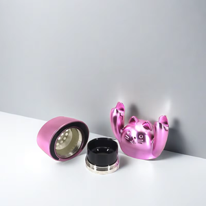 Grinder per Erbe Aromatiche e Tabacco in Lega di Zinco, Design Moderno e Accattivante a Forma di <span class=keywords><strong>Gatto</strong></span>, 2-in-1 Multifunzionale con Supporto Portatile per Telefono, Manuale - Product Image 5