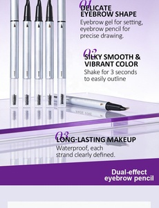 <span class=keywords><strong>Crayon</strong></span> à sourcils 2-en-1 longue tenue et durable, imperméable, avec brosse et <span class=keywords><strong>cire</strong></span> à sourcils - Product Image 6