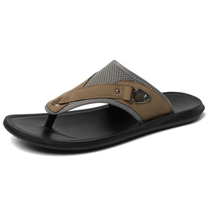 Tongs pour hommes de grande taille, une nouvelle tendance de l'été, sandales à porter avec des tongs de loisirs antidérapantes pour l'extérieur - Product Image 2