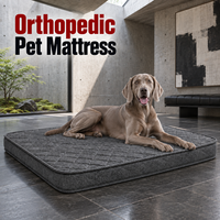 Coussin pour chien de haute qualité avec housse amovible, taille personnalisée, couleur unie, tapis de canapé pour animaux domestiques